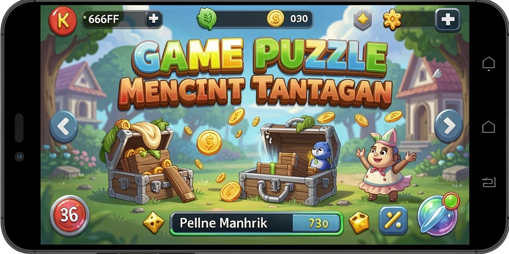 Tampilan gameplay 666FF dengan tantangan Puzzle yang menarik.