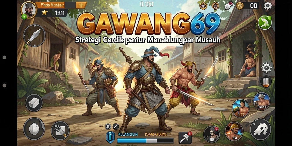 Tampilan gameplay yang menegangkan dan strategis di GAWANG69.