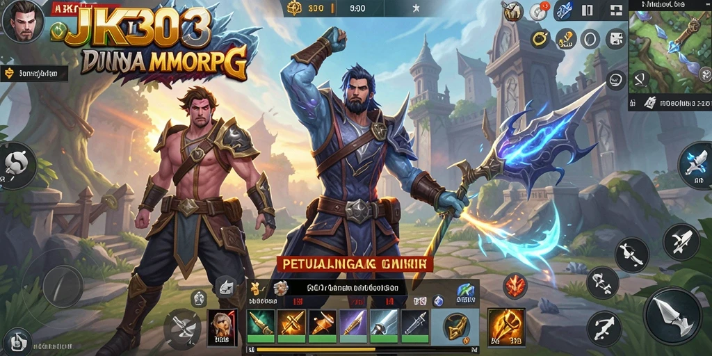 Gameplay menarik dalam dunia RPG yang luas dan interaktif.