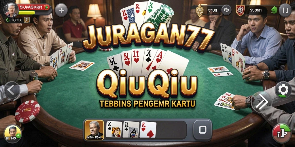 Screenshot gameplay QiuQiu yang menegangkan di JURAGAN77.