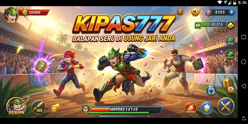 Tampilan gameplay KIPAS777 yang seru dan mendebarkan.