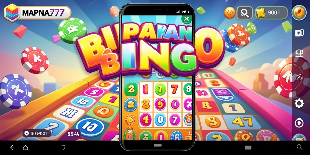 Tampilan gameplay seru Bingo di MAPNA777.