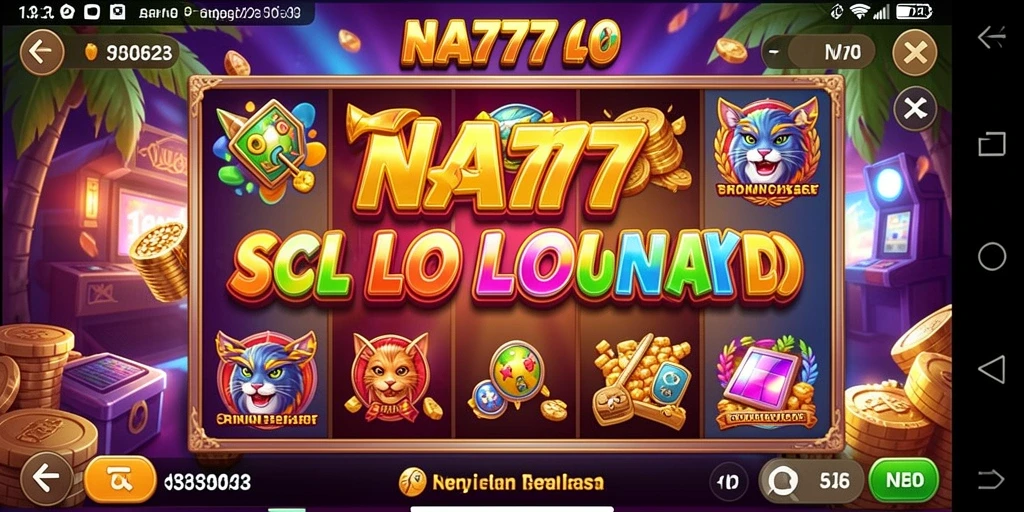 Tampilan gameplay menarik NA777 dengan berbagai mesin Slot.