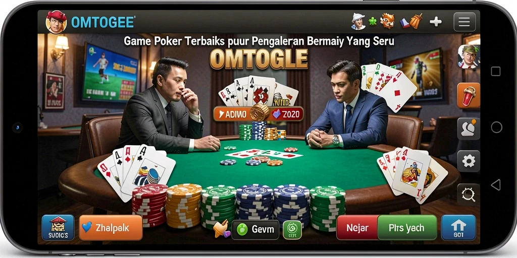 Tampilan menarik dalam permainan poker OMTOGEL yang penuh aksi.