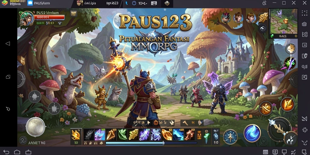 Tampilan gameplay <strong>PAUS123</strong> yang penuh aksi dan petualangan menarik.
