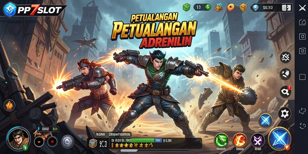 Tampilan gameplay PP7SLOT yang seru dan mendebarkan.