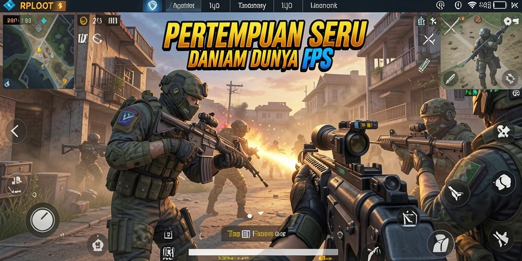 Tangkapan layar dari gameplay RPLOOT yang intens dan menegangkan.