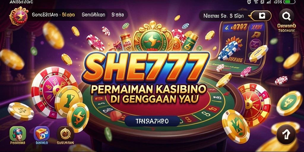 Tampilan menarik dari gameplay Kasino SHE777 yang mengasyikkan.