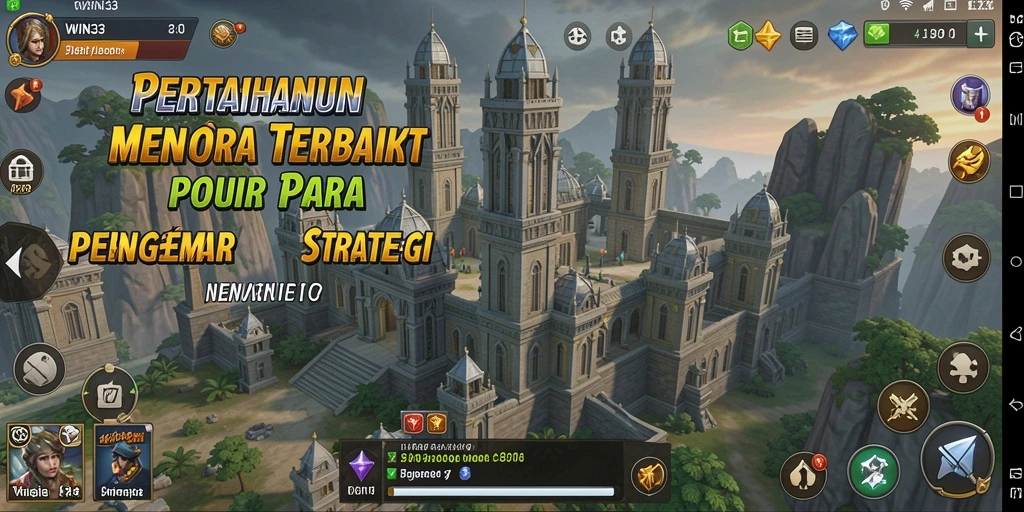 Tampilan gameplay luar biasa dalam <strong>WIN33</strong> yang penuh strategi Tower Defense.