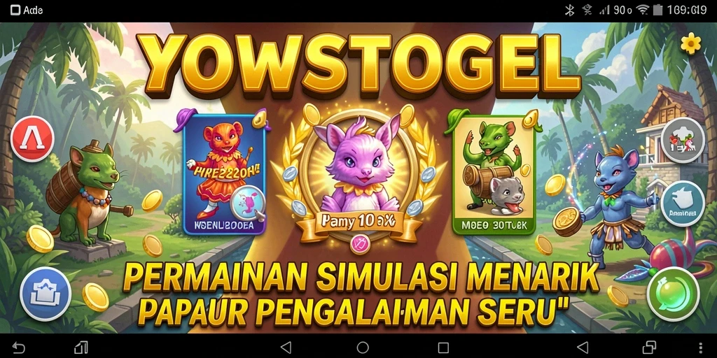Gambaran gameplay seru dan interaktif dalam YOWESTOGEL.